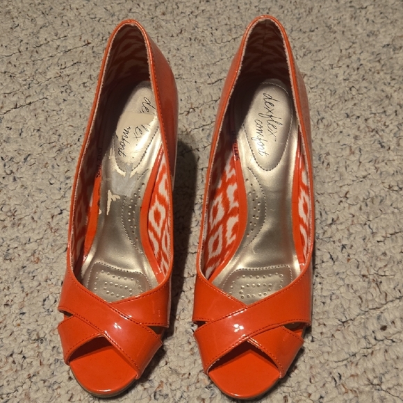 CUTE Dexflex Comfort Vibrant Peep Toe Wedges - Picture 3 of 4